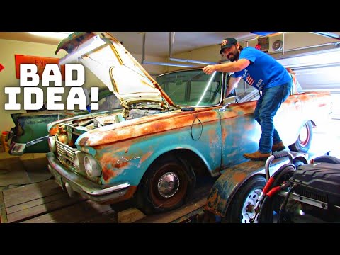 Will The ABANDONED 1962 AMC Rambler Drive Off The Trailer?