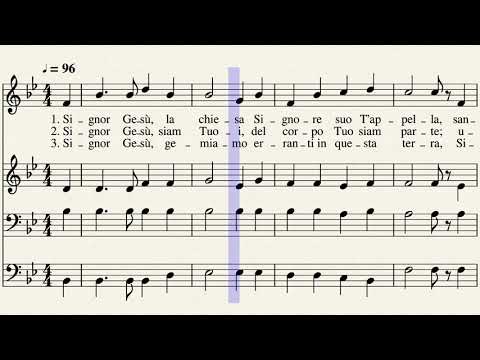 066-Signor Gesù la chiesa