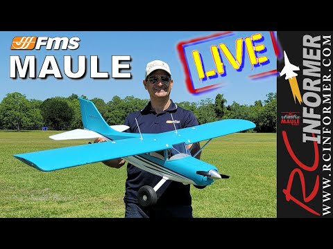 RCI LIVE - ***NEW*** FMS MAULE 1500mm UNBOXING, ASSEMBLY & SETUP FIRST LOOK!