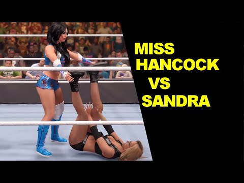 WWE 2K22 Miss Hancock vs Sandra - No Holds Barred
