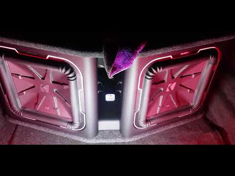 Dual 12' kicker L7 Q class (kicker 44dl7s122 dual loaded bass enclosure) kicker kxa2400.1
