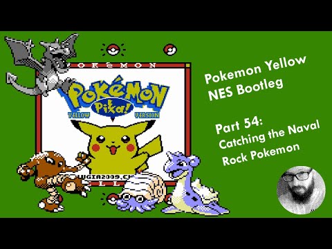 Pokémon Yellow NES Full Playthrough Part 54 - Catching the Naval Rock Pokémon