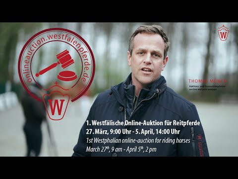 Westf. Online-Auktion v. 27. März - 5. April. Westphalian online-auction March 27th - April 5th