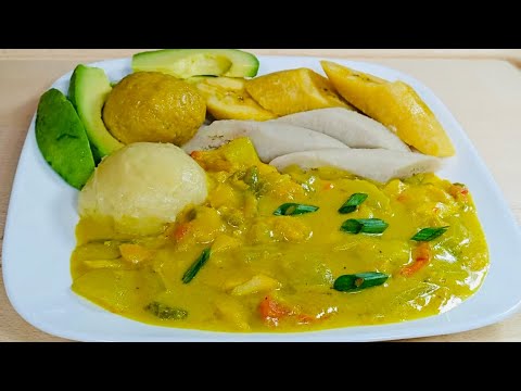 How to make coconut sancoche