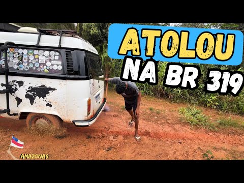 After the rain, BR-319 turned into a mud pit. T.03 EP.179