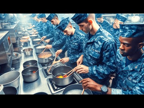 Life Inside US $4 Billion Nuclear Submarine. Inside Kitchen and Sleeping Rooms