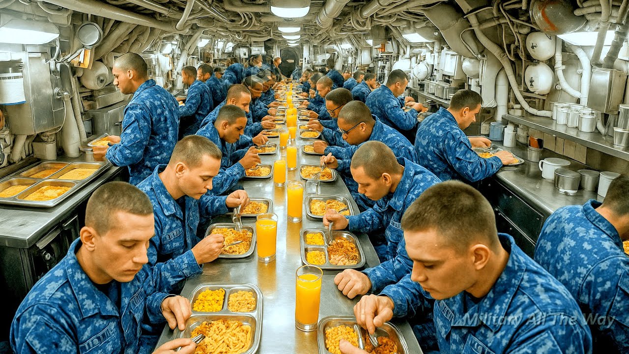 Life Inside US $4 Billion Nuclear Submarine. Inside Kitchen and Sleeping Rooms