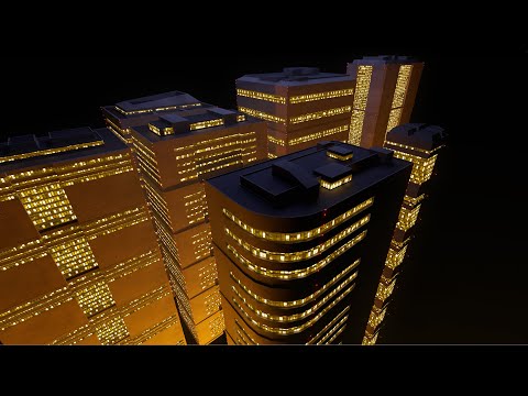 Cyberpunk Anime Buildings in Blender