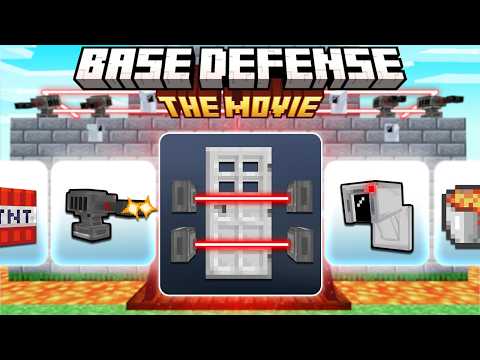 Minecraft BASE DEFENSE: The Movie