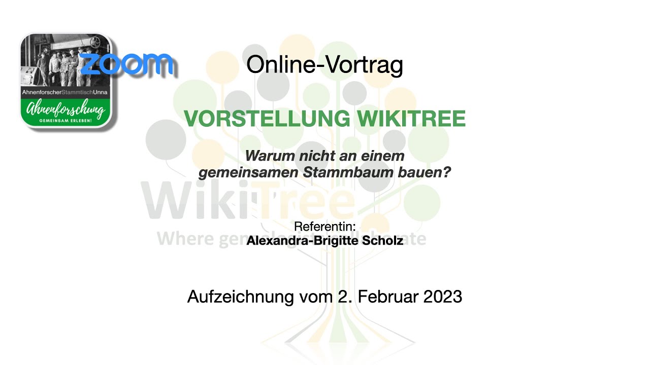Vorstellung Wikitree