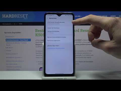 Cómo restaurar aplicaciones en LG K50S - restablecer preferencias de aplicaciones