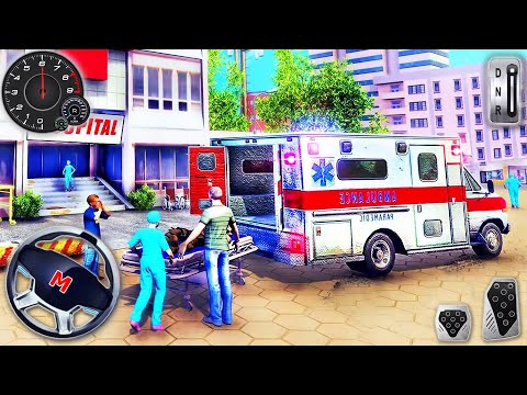 Ambulance Rescue Van Drive 3D Simulator - Doctor City Transport Driver - Best Android GamePlay