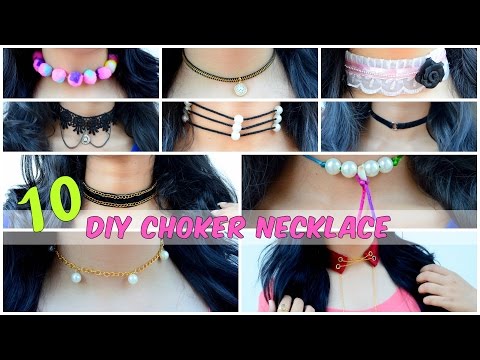 DIY: 10 Quick And Easy Choker Necklace Video