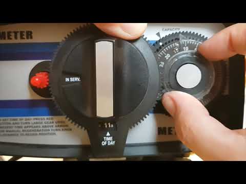 How to program a mechanical meter water softener