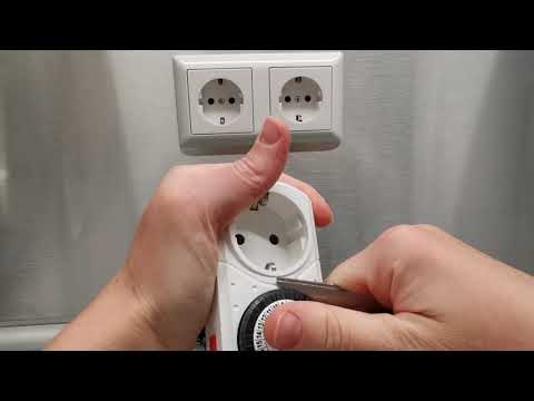 Setting and operating a timer switch: Instructions