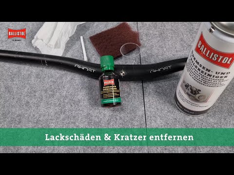 Ballistol Aluminium Brünierung | Schäden am Bike beseitigen
