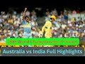 Australia Vs India 9th Match Mar 03 1985 World Championship Of Cricket 84 85
