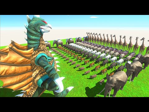 GIGAN vs All Animals - Animal Revolt Battle Simulator