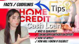 HOME CREDIT CASH LOAN APPLICATION FAQ