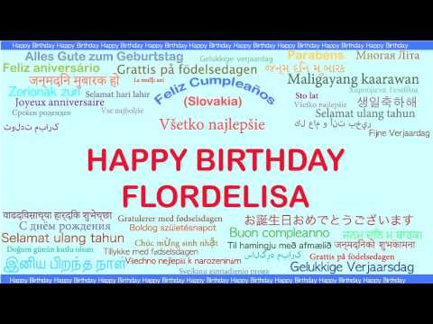 Flordelisa   Languages Idiomas - Happy Birthday
