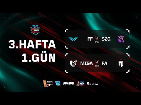 FF 🆚 S2G — MISA 🆚 FA | Nescafé Xpress Challengers Türkiye — 3. Hafta 1. Gün