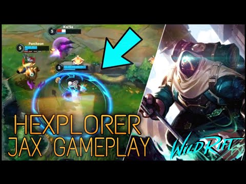HEXPLORER JAX GAMEPLAY | This Skin has AMAZING Effects - League of Legends: Wild Rift