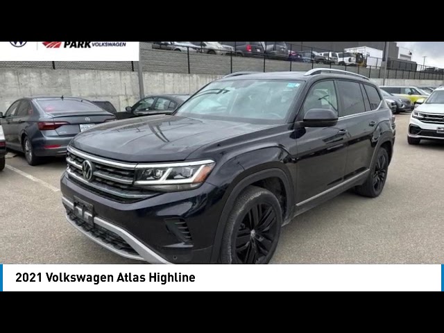 2021 Volkswagen Atlas Highline | Heated Seats | Leather in Cars & Trucks in Strathcona County
