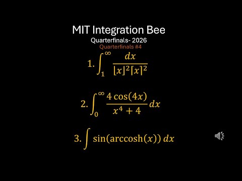 2026 MIT Integration Bee- Quarterfinals 4