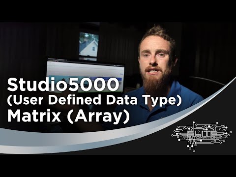 Studio5000 UDT (User Defined Data Type) Matrix(Array)