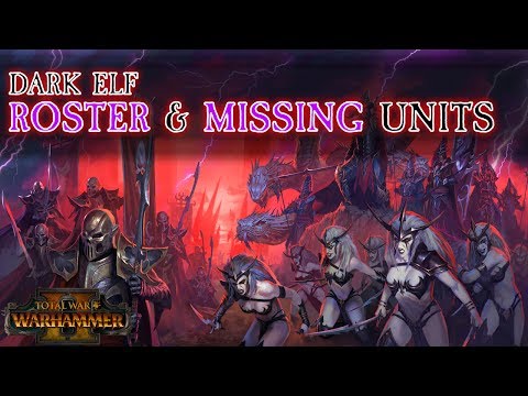 Dark Elf Roster Reveal & Missing Units | Total War: Warhammer 2
