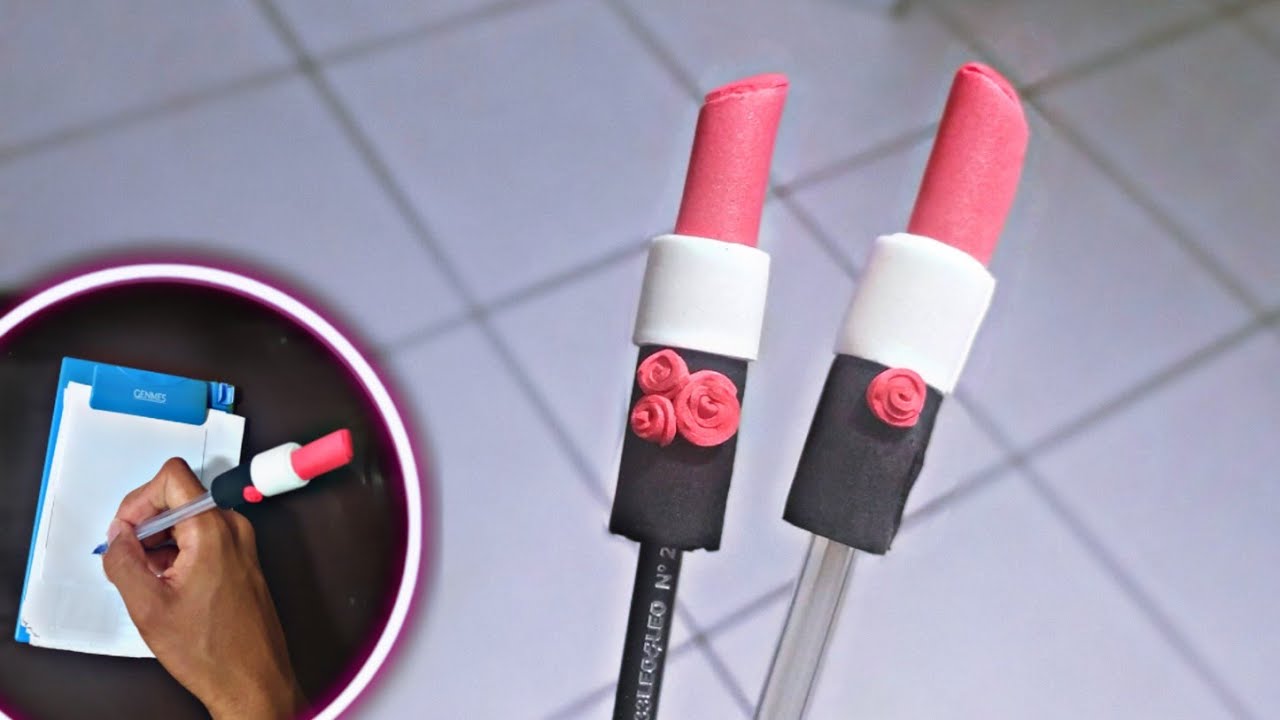 Baton de E.V.A. para Ponteira 💄Lindo e Rápido!