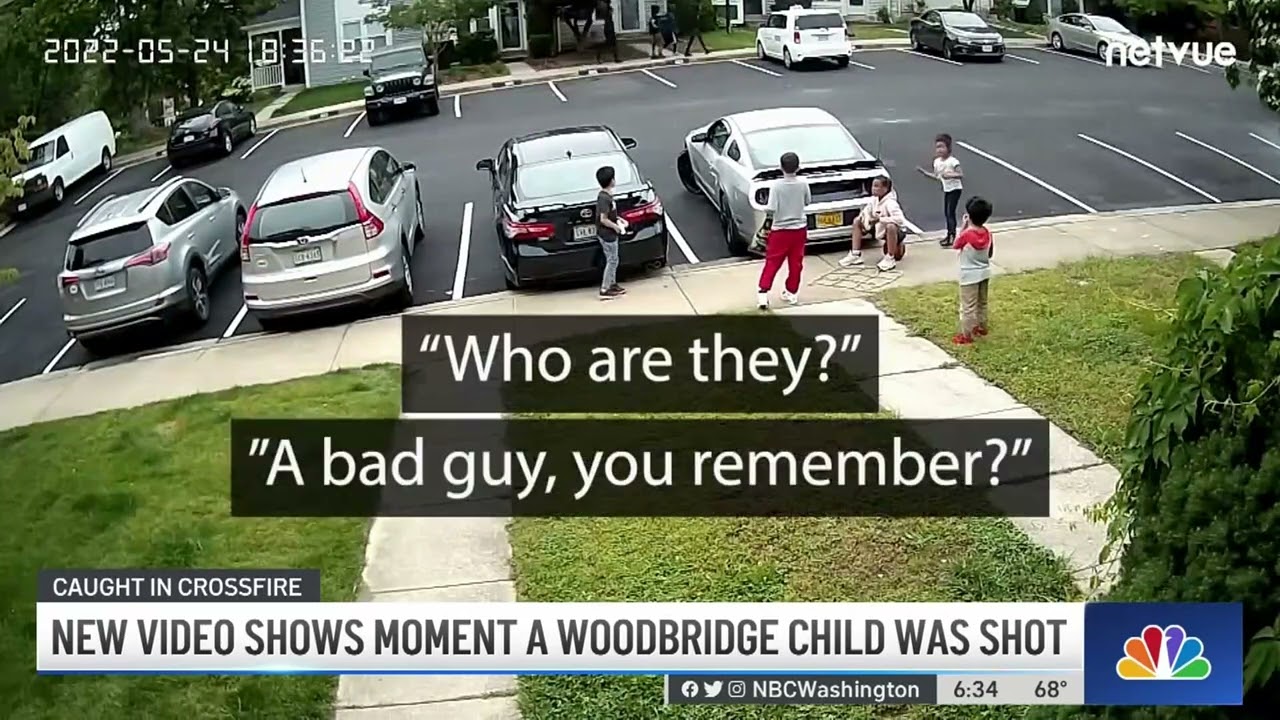 Video Shows Moment Girl Caught in Crossfire | NBC4 Washington