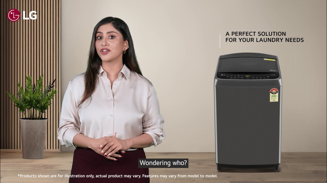 LG 10Kg Top Load Washing Machine, AI Direct Drive™, Turbodrum, Middle Black, 5 Star, THD10NPM