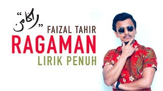 Download lagu Faizal Tahir - Ragaman Lirik Penuh mp3