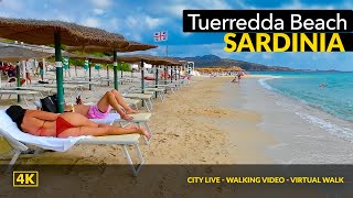 4K Tuerredda Beach Sardynia ❤️  Walking Tour