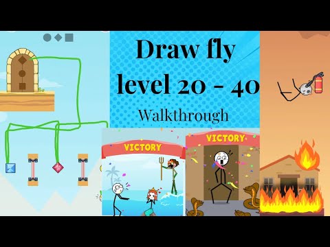 Blast through level 20- 40 of Weegoon Draw Fly #drawfly #funnyvideo #funnygame #commentarygameplay