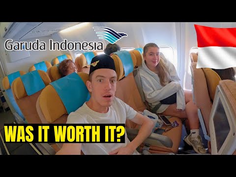 Our First Time Flying With Garuda Indonesia🇮🇩 (Worth It?)