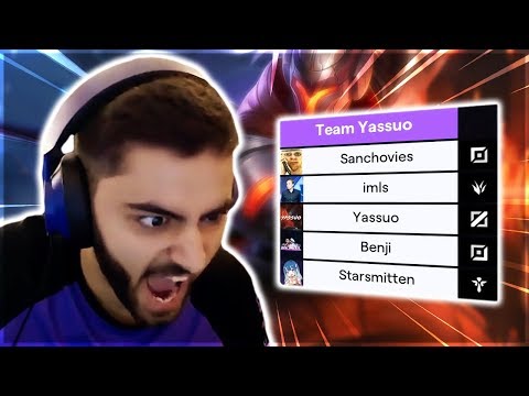 When Yassuo's Twitch Rivals Team Loses It... - Funny LoL Moments