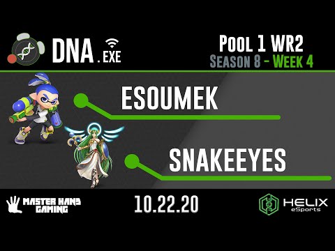 DNA.EXE S8:W4 - esoumek (Inklings) Vs. snakeeyes (Palutena) - Pool 1 WR2
