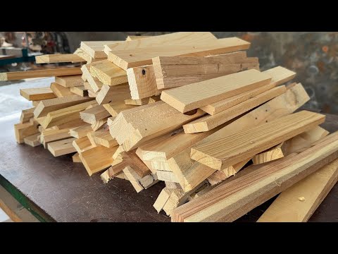 Making the Finest Cabinet Ever from Leftover Wood Fragments // Best Wood Recycling Project