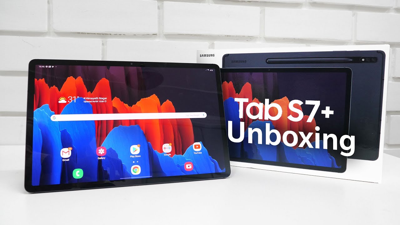 Samsung Galaxy Tab S7+ Premium Android Tablet Unboxing & Overview