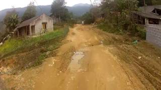 preview picture of video 'Dirt biking Vietnam: Road from Tan Lap to Da Bac /  Hoa Binh GOPR2774Tan Lap'