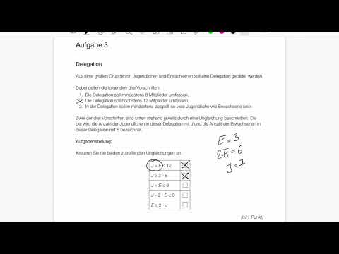 Mathelernen mit Martin Matura-Beispiel KL20_PT1_T1_03 Delegation