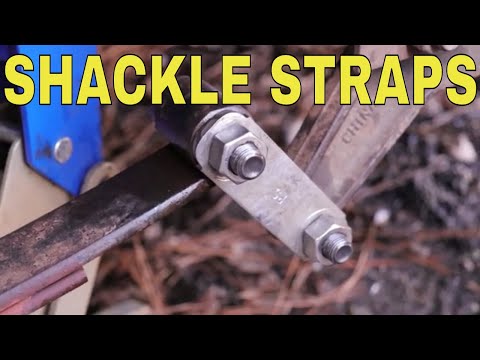 How to Install Shackle Straps on your Double Axle Trailer