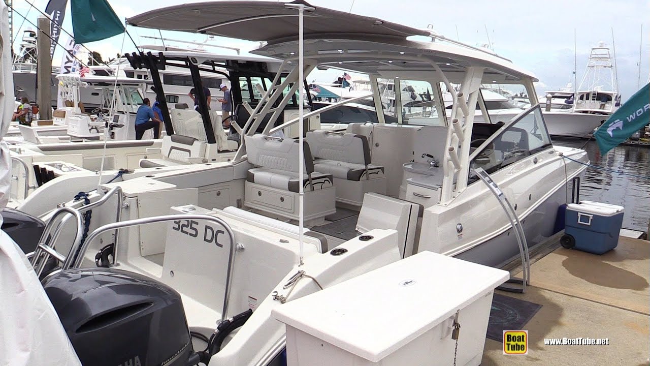 2020 Worldcat 325 DC Dual Console Walkaround Tour - 2020 Fort Lauderdale Boat Show