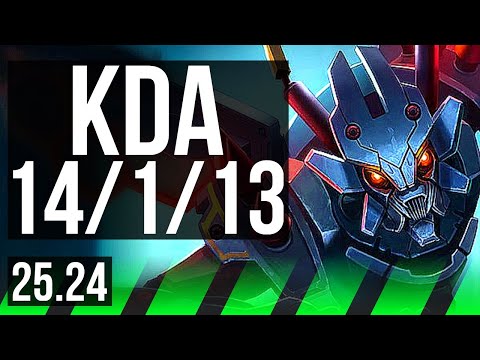 KHA'ZIX vs AATROX (JGL) | 14/1/13 | EUW Grandmaster | 25.24