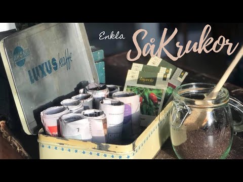 Gör Enkla Såkrukor av Tidningspapper