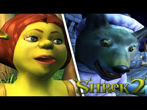SHREK 2 ► All Hero Time Sequences (PS2, XBOX, GameCube)