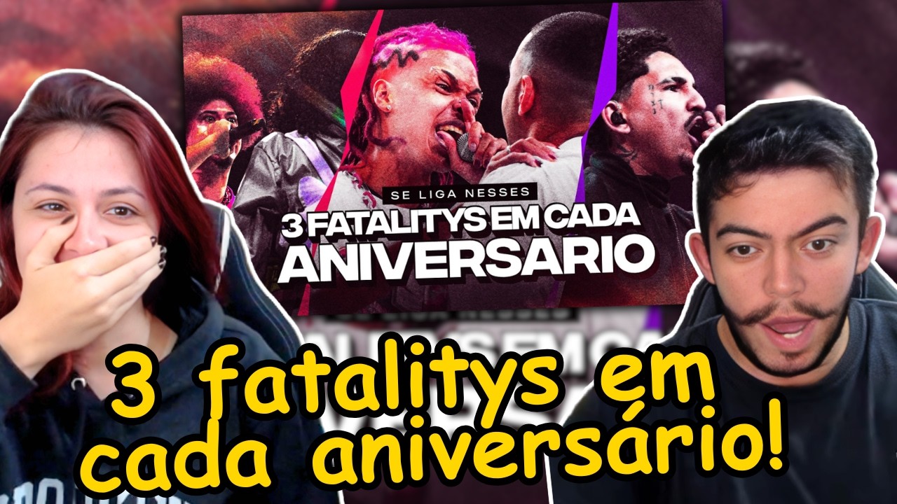 3 FATALITYS EM CADA ANIVERSÁRIO da BDA | react