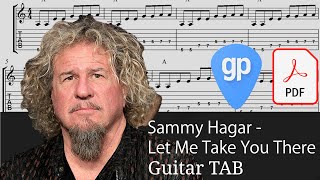 Sammy Hagar - Let Me Take You There Guitar Tabs [TABS]